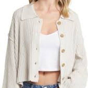 BDG Aubrey cropped cardigan size medium
